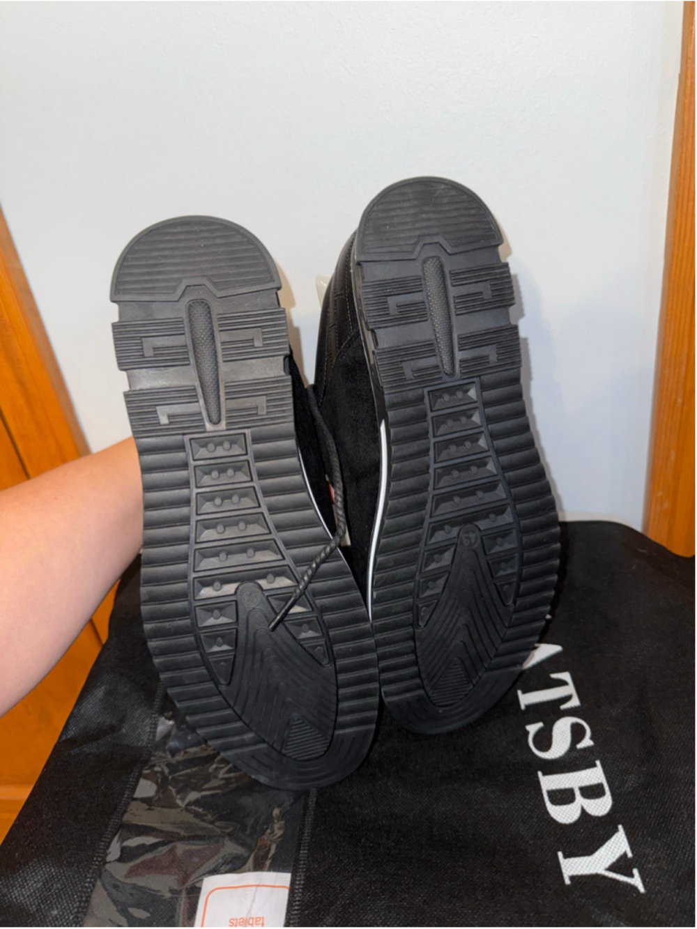 Men's Gatsby Slip-On Loafers Size 9 Black - Picture 4 of 5